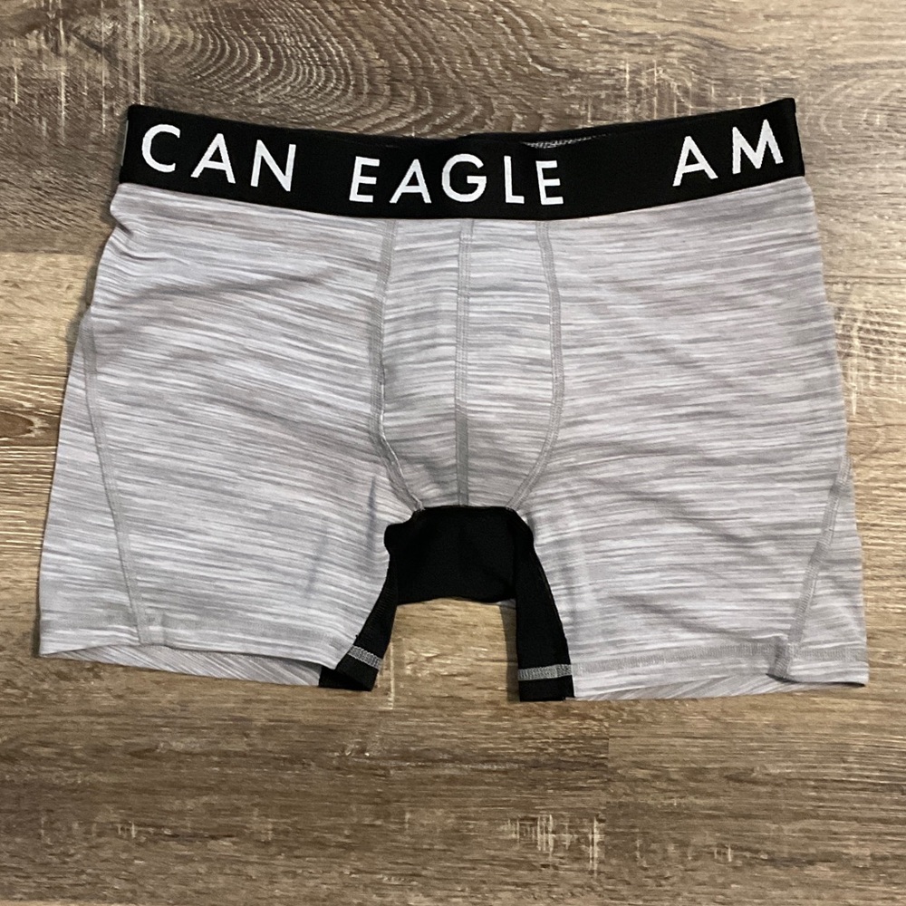 American Eagle Outfitters Men's Light Gray Boxer Briefs